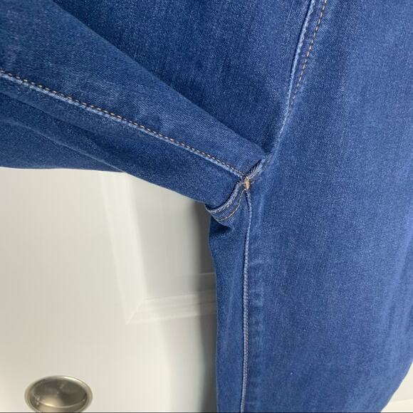 Madewell Pull On Stretchy Dark Wash Denim Skinny Jeans Size 25 - Picture 3 of 11